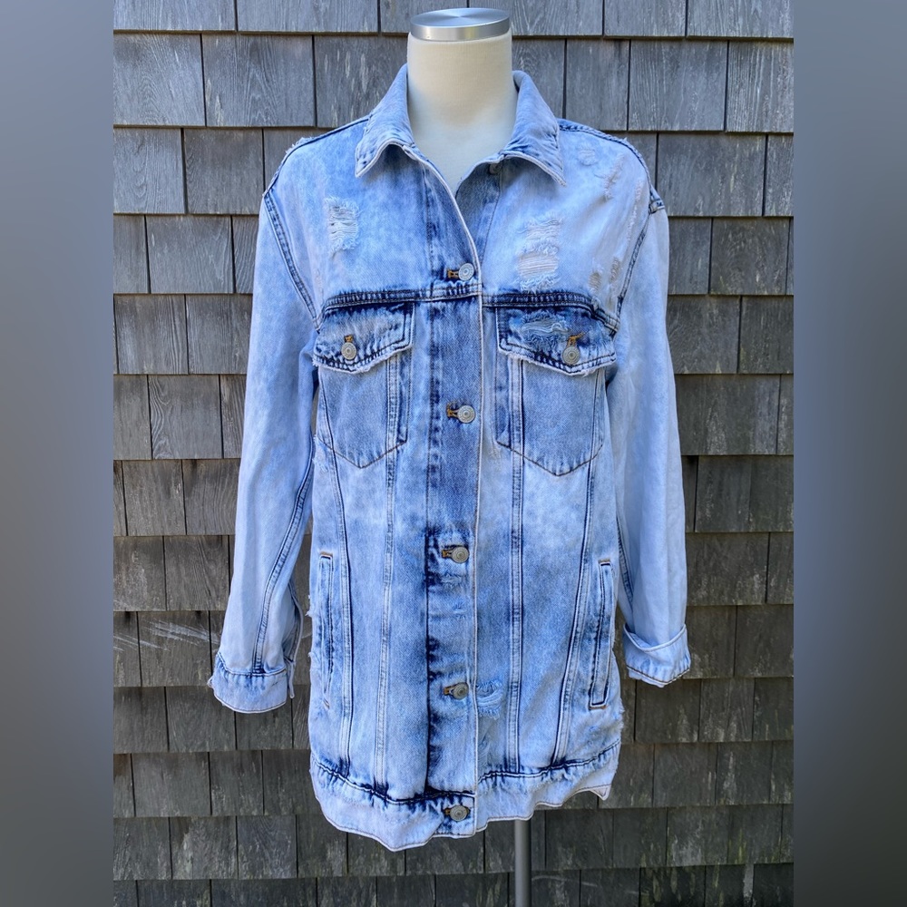 Free People Oversized Denim Jacket